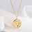 Christian Pray Gold Necklace