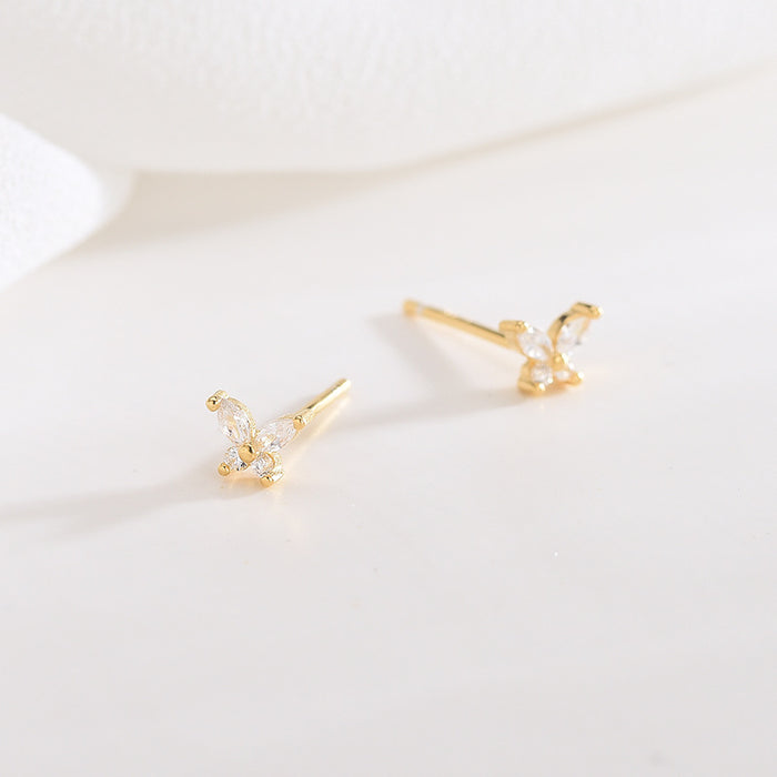Butterfly Zircon Diamond Earrings
