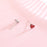 Wild Red Heart Earrings