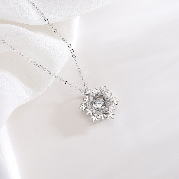 Diamond Snowflake Necklace