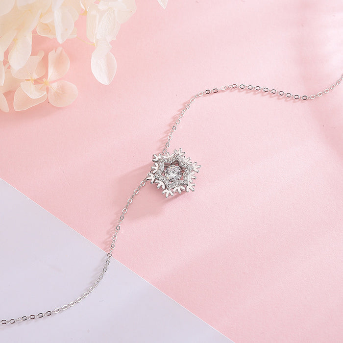 Diamond Snowflake Necklace