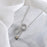 Diamond Round Star Necklace