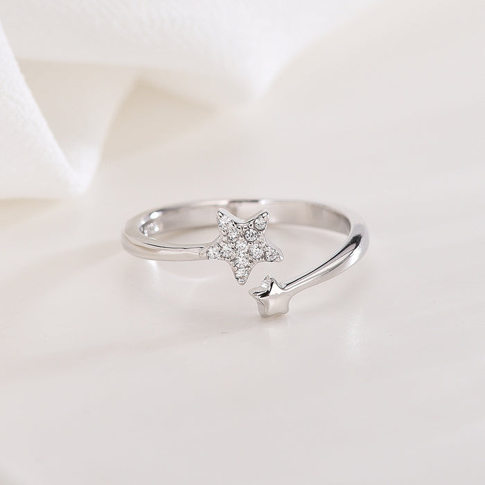 Star Tail Diamond Ring