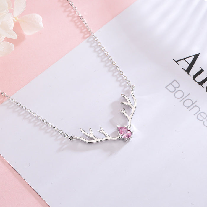 Antlers Gem Necklace