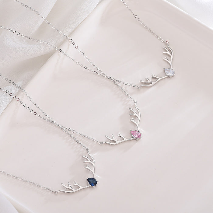 Antlers Gem Necklace