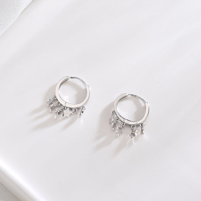 Diamond Little Star Earrings