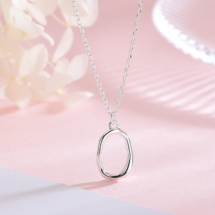 Irregular Oval Necklace