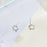 Six-Pointed Silver Star Earrings