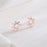 Crystal Six Spilt Earrings