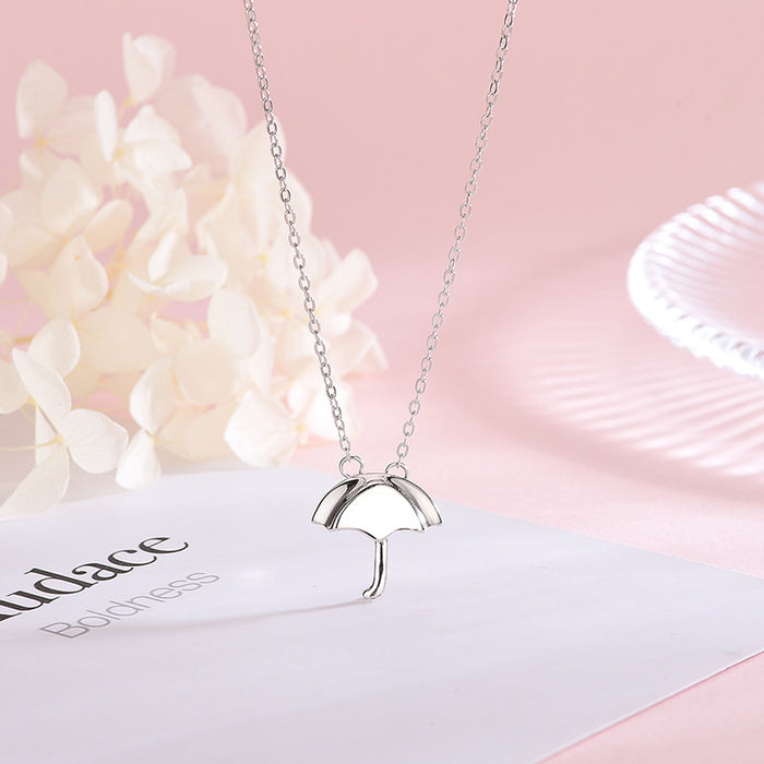 Umbrella Pendant Necklace