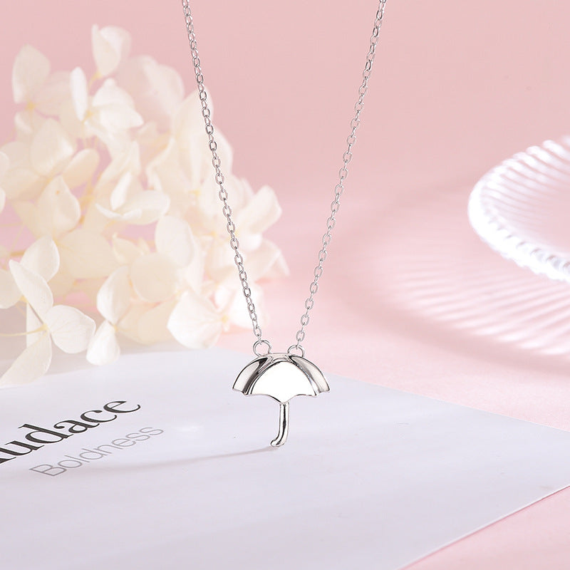 Umbrella Pendant Necklace