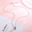 Square Heart Clavicle Necklace