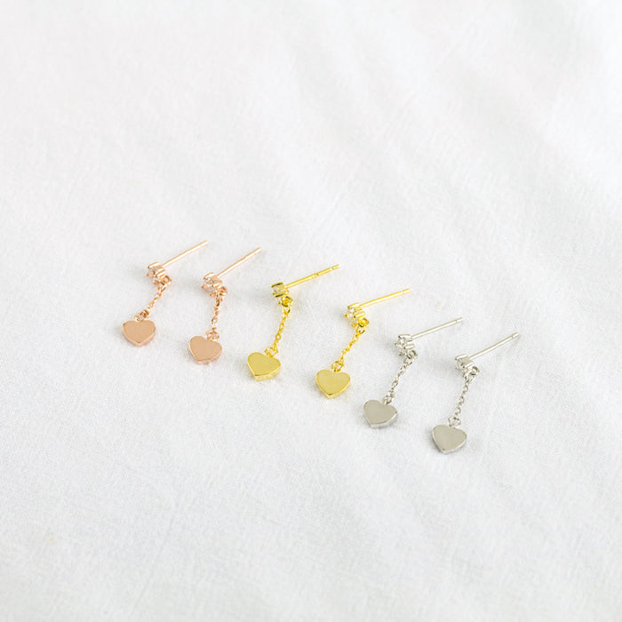 Love Tassel Geometric Earrings