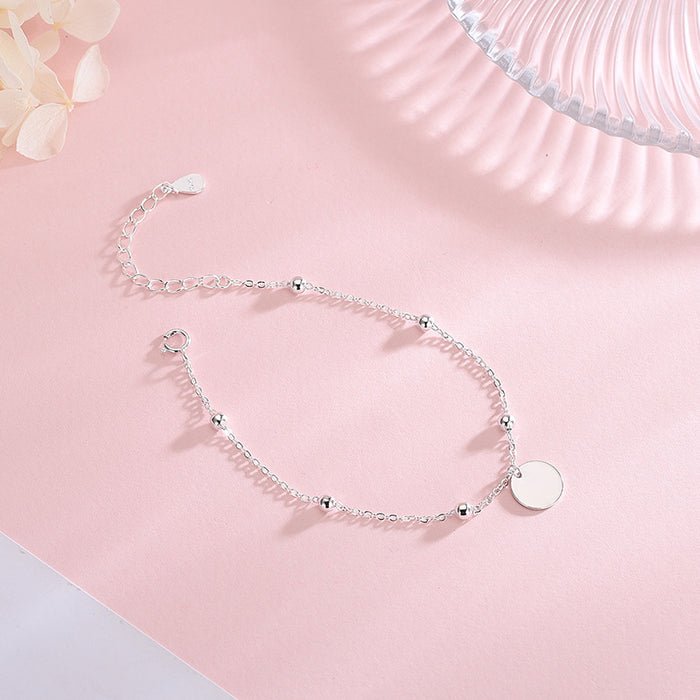 Silver Round Plated Bracelet