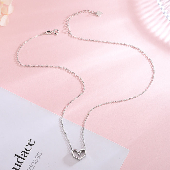 Literary Love Heart-Shaped Necklace