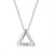 Geometric Triangle Necklace