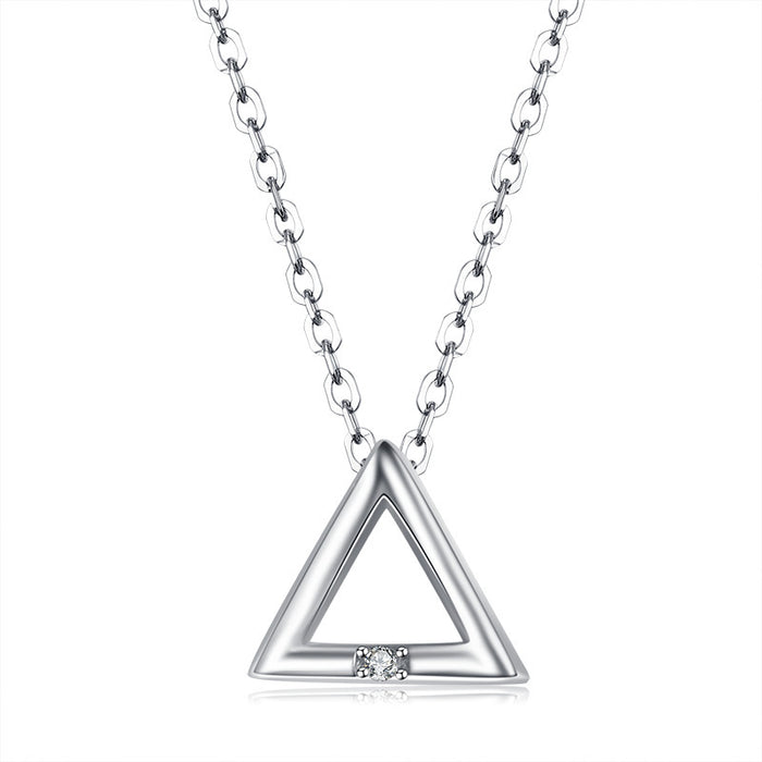 Geometric Triangle Necklace