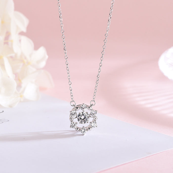 Diamond Snowflake Necklace