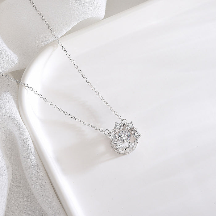 Diamond Snowflake Necklace