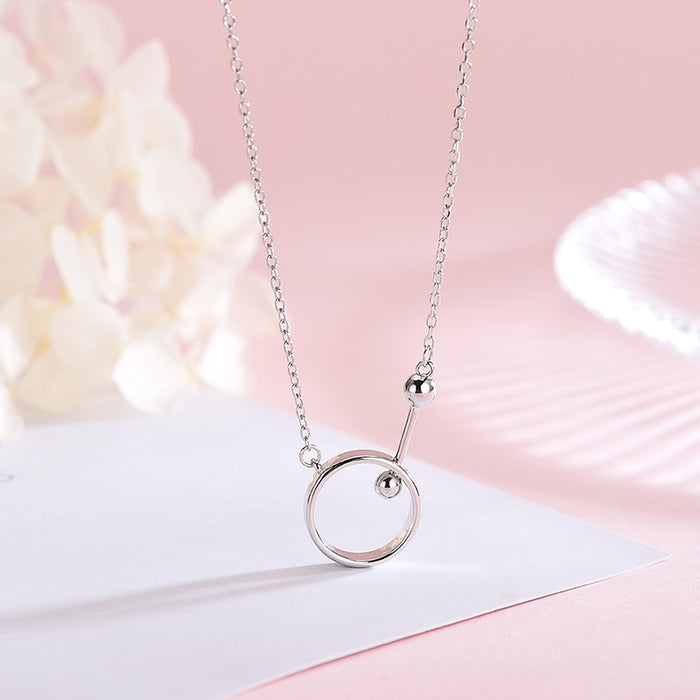 Silver Clavicle Chain Necklace