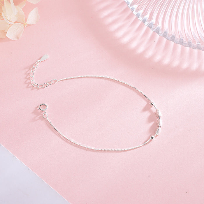 Silver Bead Bracelet