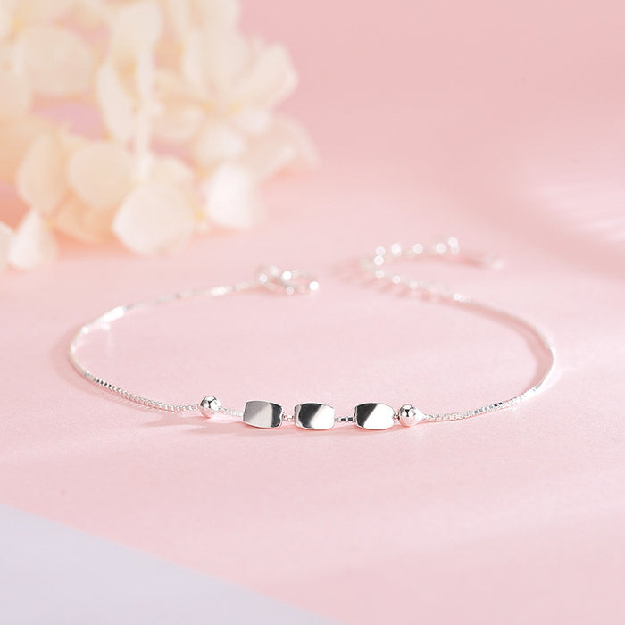 Silver Bead Bracelet