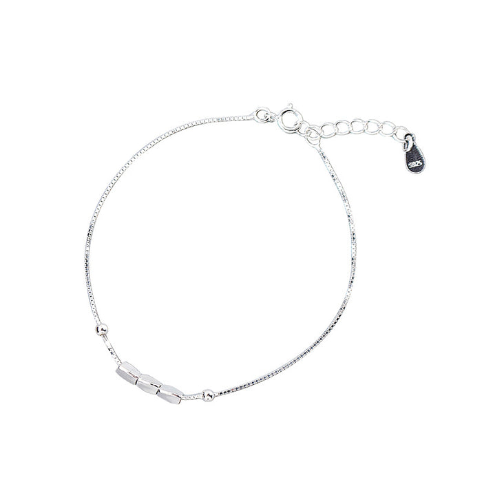 Silver Bead Bracelet