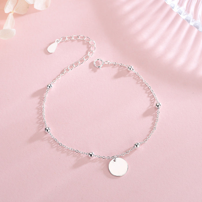 Silver Round Plated Bracelet