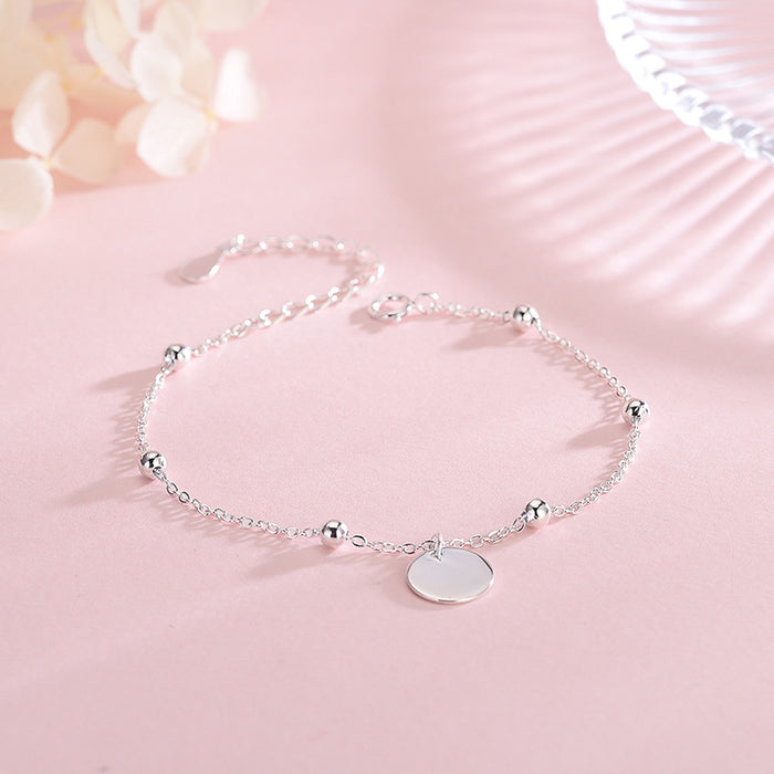 Silver Round Plated Bracelet