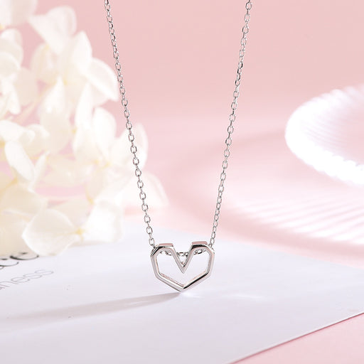 Literary Love Heart-Shaped Necklace