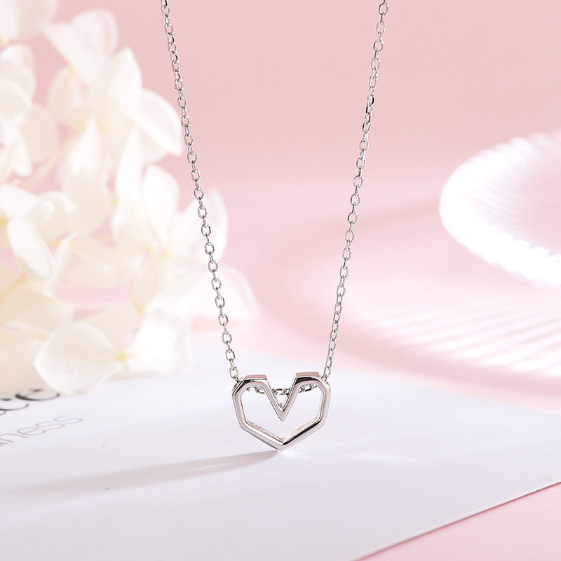 Literary Love Heart-Shaped Necklace