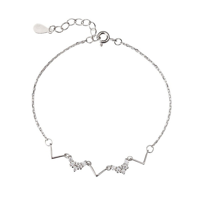Diamond V-Shaped Bracelet