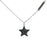 Black Star Pendant Necklace