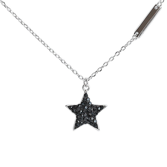 Black Star Pendant Necklace
