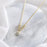 Gold Devil's Eye Pendant