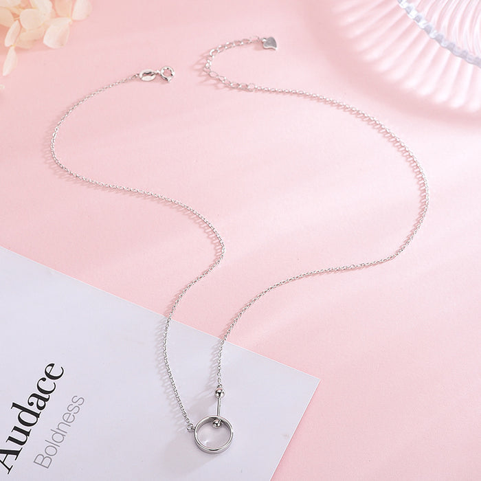 Silver Clavicle Chain Necklace