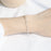 Double Strip Silver Bracelet
