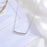 Diamond Curved Necklace