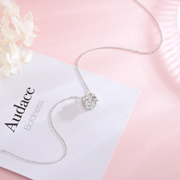 Diamond Snowflake Necklace