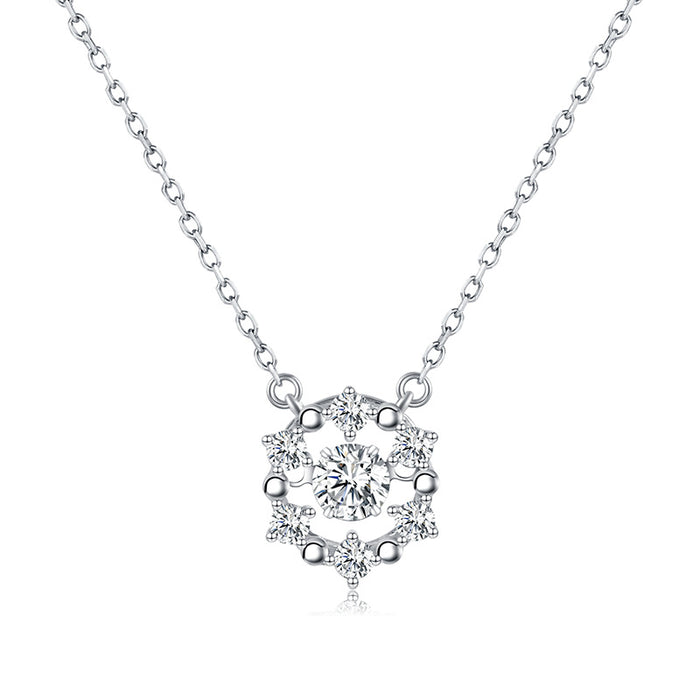 Diamond Snowflake Necklace