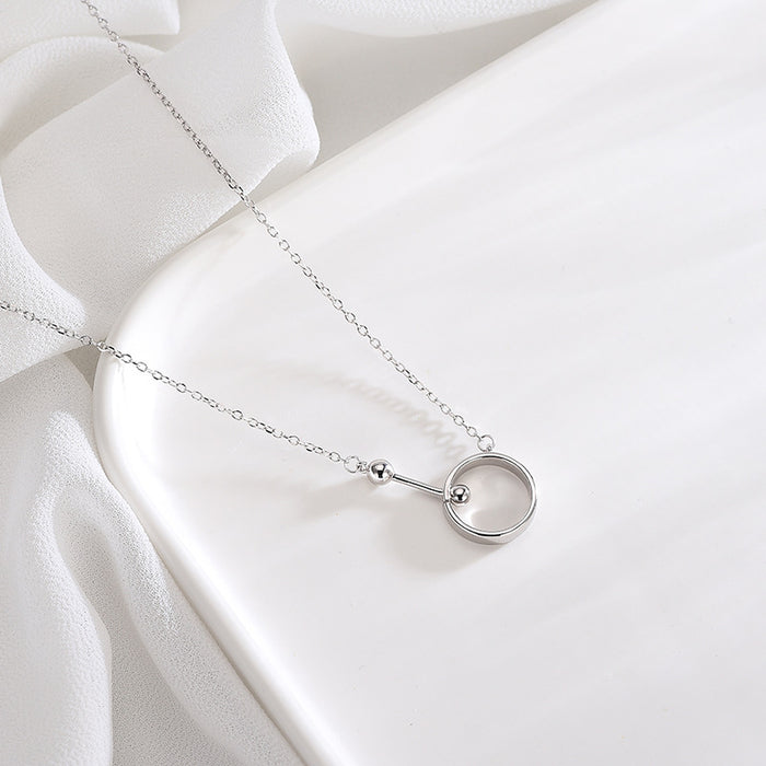 Silver Clavicle Chain Necklace