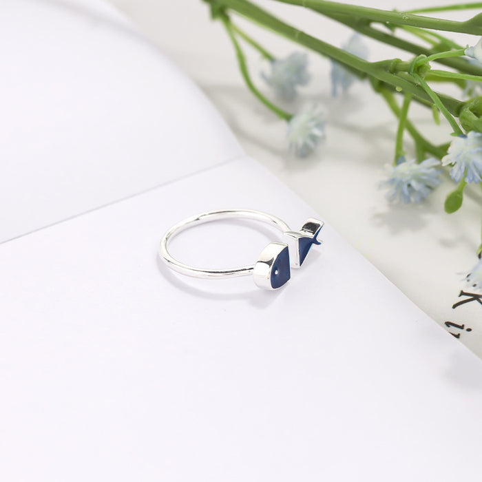 Blue Pisces Ring
