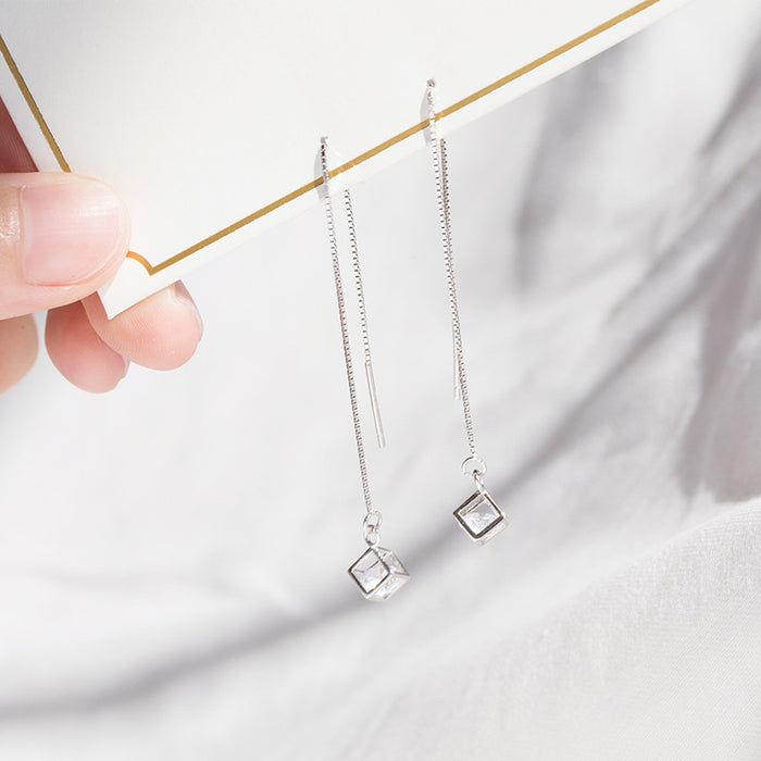 Platinum Love Diamond Earrings