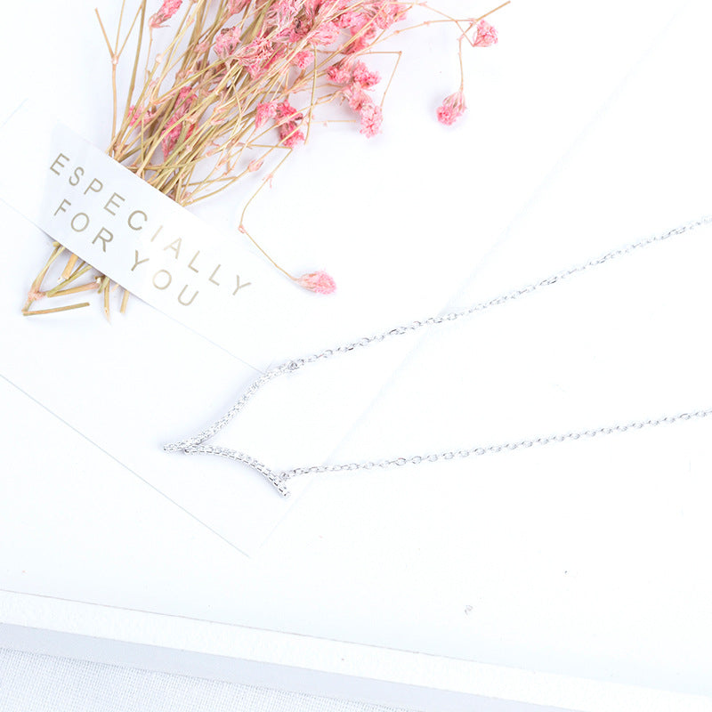 V-Shaped Diamond Necklace