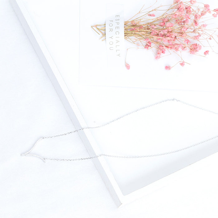 V-Shaped Diamond Necklace
