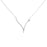 Y-Shaped Diamond Necklace
