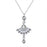 Diamond Fan Necklace