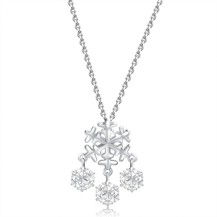 Snowflake Silver Necklace
