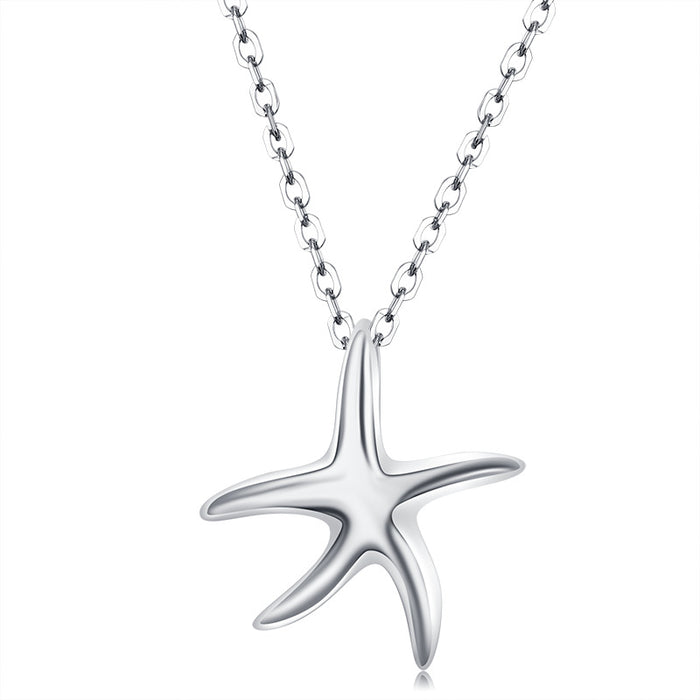 Starfish Silver Necklace