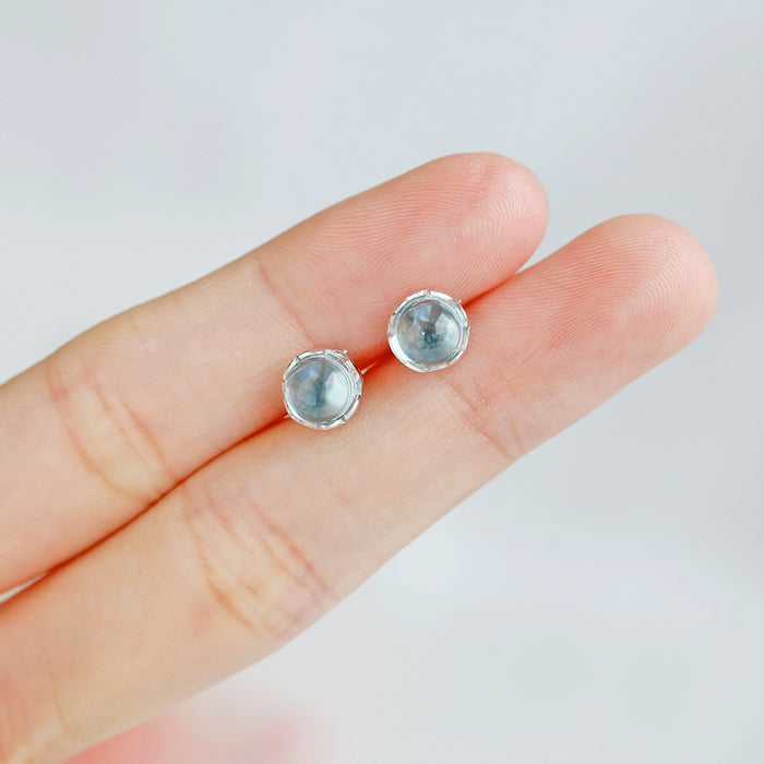 Blue Mermaid Tear Earrings